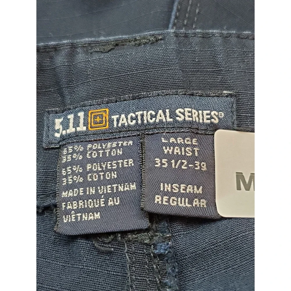 5.11 Tactical Series Men Pants L Blue Cargo Relaxed Fit TDU READ